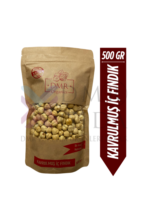 DMR ORGANICS GİRESUN KALİTE KAVRULMUŞ İÇ FINDIK 500 GR
