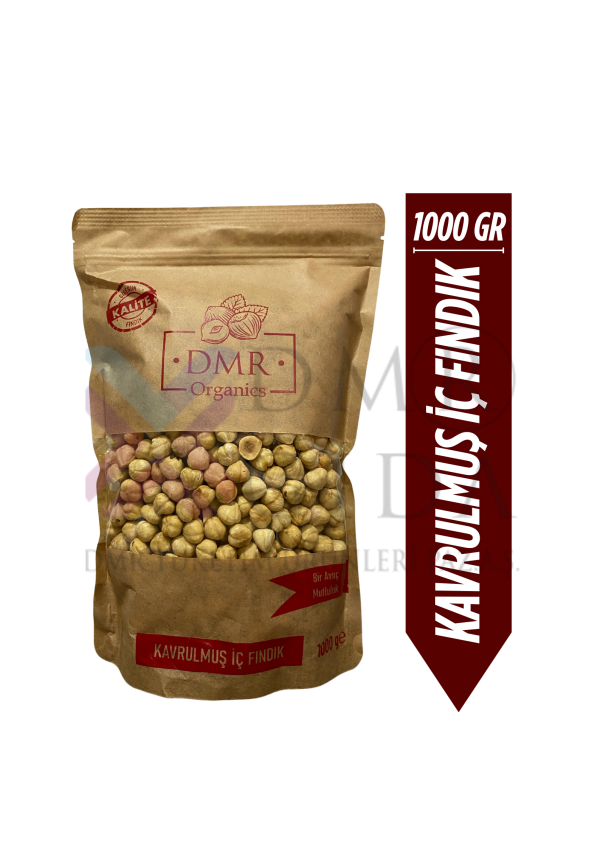 DMR ORGANICS GİRESUN KALİTE KAVRULMUŞ İÇ FINDIK 1.000 GR